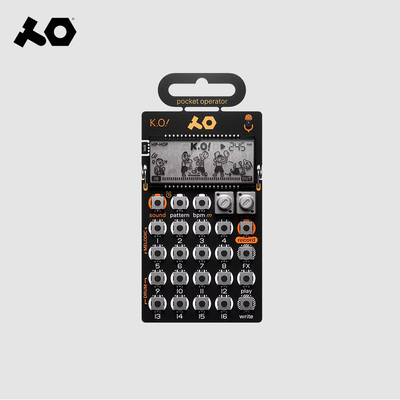 teenage engineering口袋合成器 PO-33 K.O!便捷采样器音序器