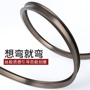 窗帘轨道滑轨导轨铝合金加厚静音电泳飘窗阳台工程 2024新款