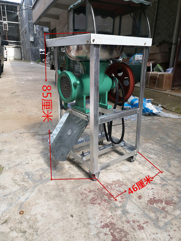 52大型绞肉机碎骨搅鱼泥商用大功率绞鸡架打辣椒养殖场三相电