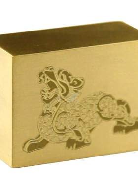 飞龙实心黄铜铜之心简约