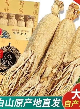 【高年老干参】东北特产老干参生晒参泡酒煲汤礼盒人参长白山人参