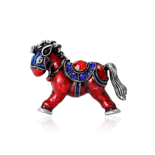 2026新款 别针高级感别针配饰 欧美复古生肖马胸针精致异轻奢时尚