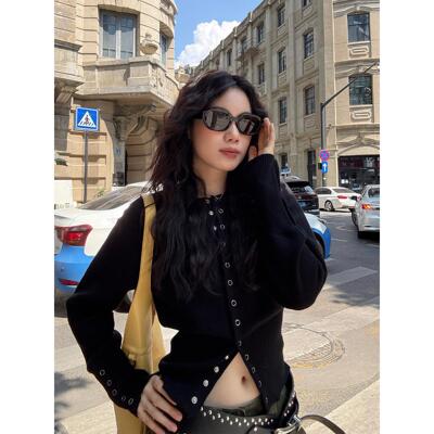 Seyora思瑶秋季新款韩系长袖针织衫女独特秋装上衣设计感小众女