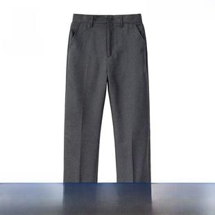伊顿纪德校服中小学生制式西裤儿童长裤男童深灰色西装裤 16K110