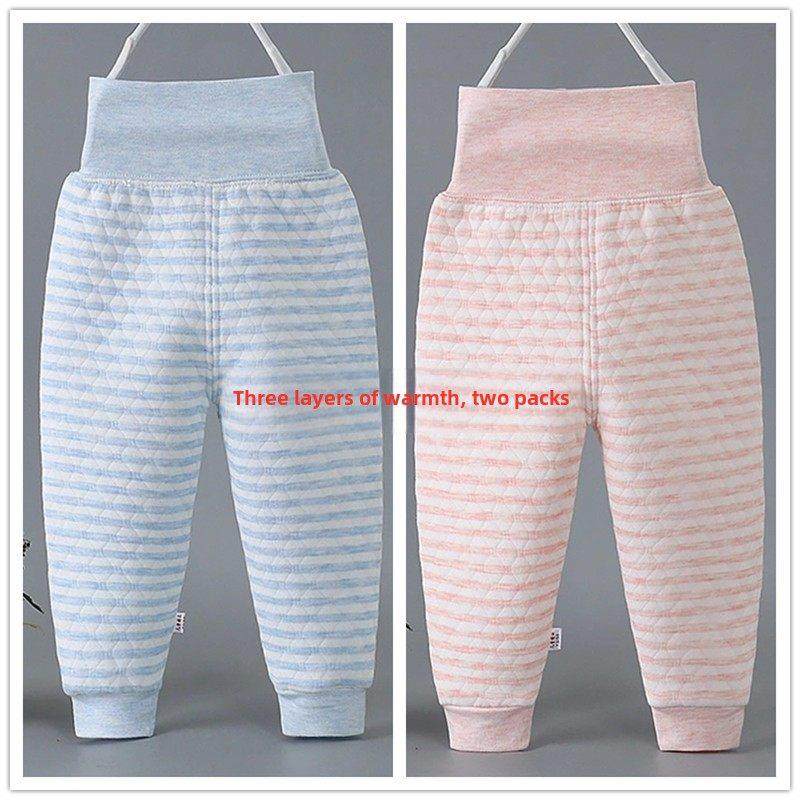 婴幼宝宝保暖裤女儿童高腰三层夹棉护肚裤冬男童秋裤纯棉加厚打底,童装/婴儿装/亲子装,保暖裤,淘宝优惠券,粉丝福利购,淘宝优惠卷