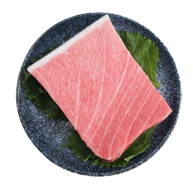 西班牙蓝旗金枪鱼刺身大腹大腩O-Toro新鲜冷冻生鱼片超低温大脂肉