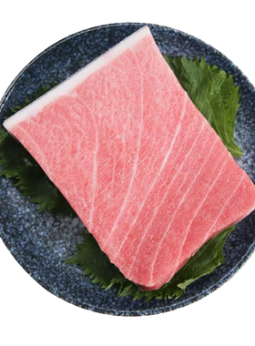 西班牙蓝旗金枪鱼刺身大腹大腩O-Toro新鲜冷冻生鱼片超低温大脂肉