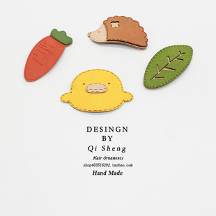可爱兔子儿童发夹卡通小黄鸭bb夹宝宝发卡刘海前额侧边夹韩国发饰