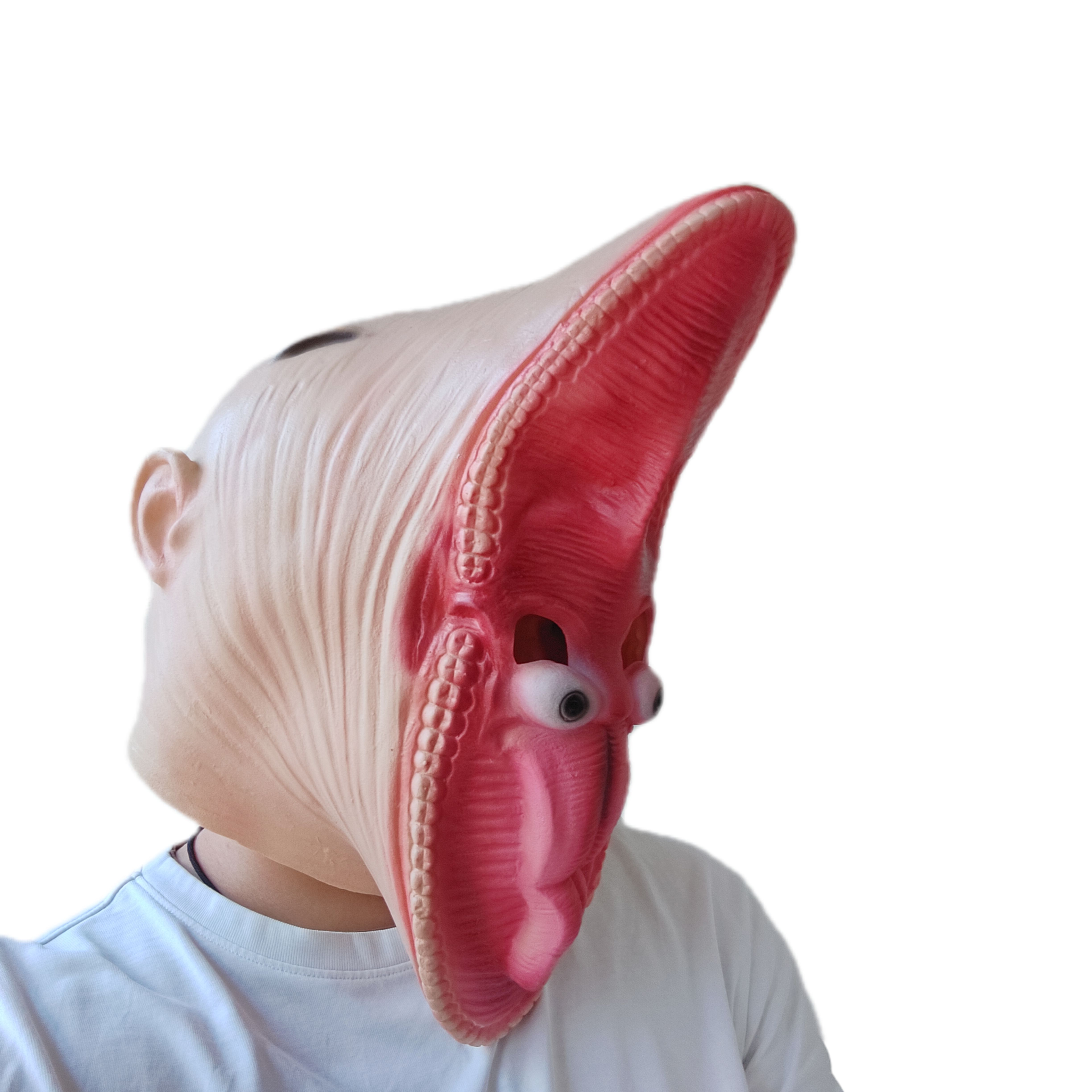 外贸出口库存芭芭拉面具头套装扮cosplay密室逃脱恐怖NPC装扮道具