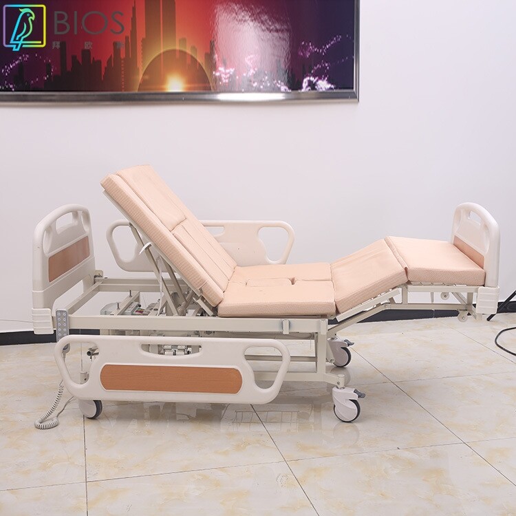 家用电动床多功能老人床带便孔可移动床养老院起背抬腿落腿大小便
