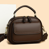 真皮百搭包包2025秋冬新款 高级感女包单肩斜挎气质休闲轻奢复古包