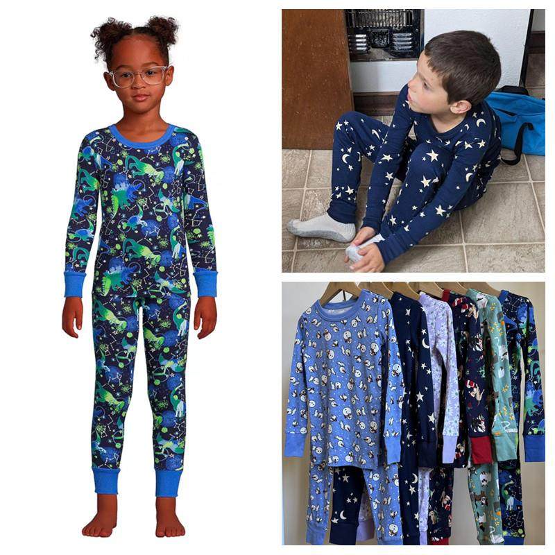 1A2 欧美男女童纯棉秋衣秋裤套装满印2-16岁儿童弹力内衣裤睡衣,童装/婴儿装/亲子装,内衣套装,淘宝优惠券,粉丝福利购,淘宝优惠卷