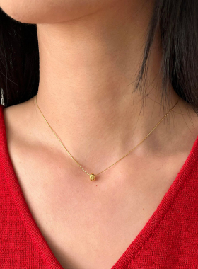 YAXN种子项链女款简约气质极简冷淡风颈链小众设计高级感锁骨链