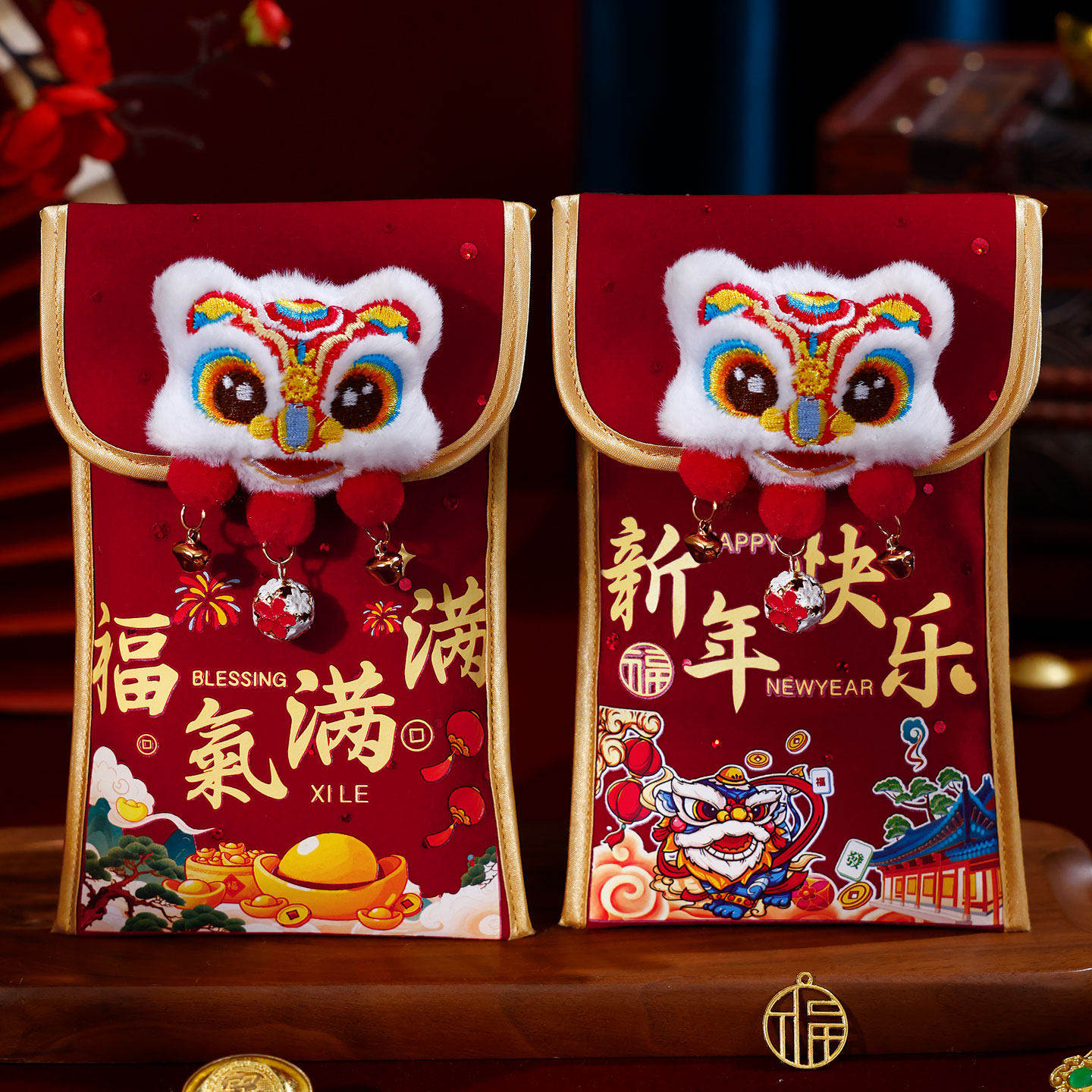 新年红包袋2026新款马年布艺春节儿童压岁钱包福袋过年创意利是封,节庆用品/礼品,红包/利是封,淘宝优惠券,粉丝福利购,淘宝优惠卷