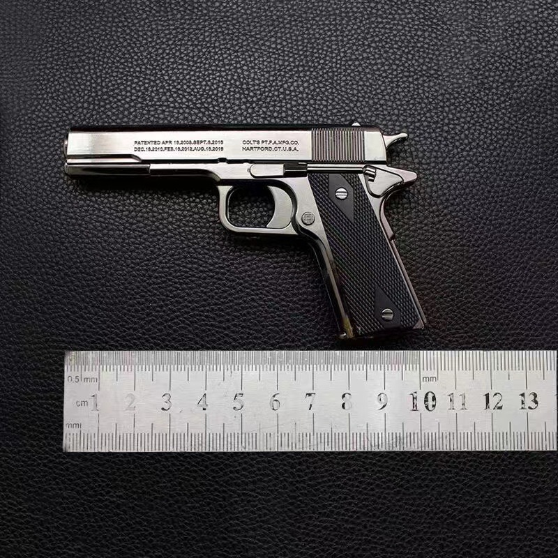 创意手1911充气防风枪型打火机