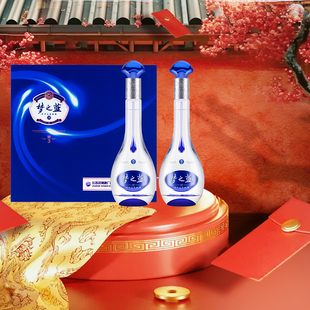 洋河蓝色经典 梦之蓝M3 45度500ml*2瓶 礼盒装 绵柔型浓香型白酒