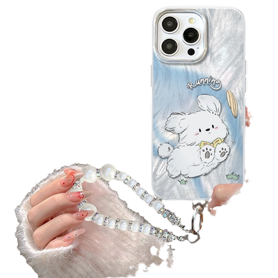 苹果简约手机壳小丸子和小新