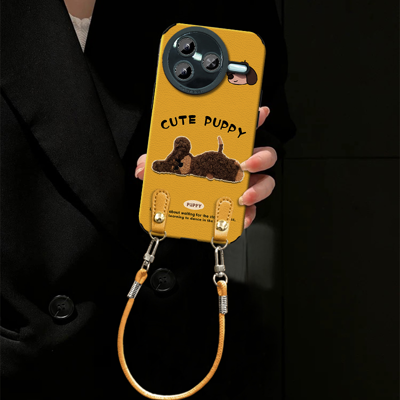 可爱趴睡小狗新款手机壳