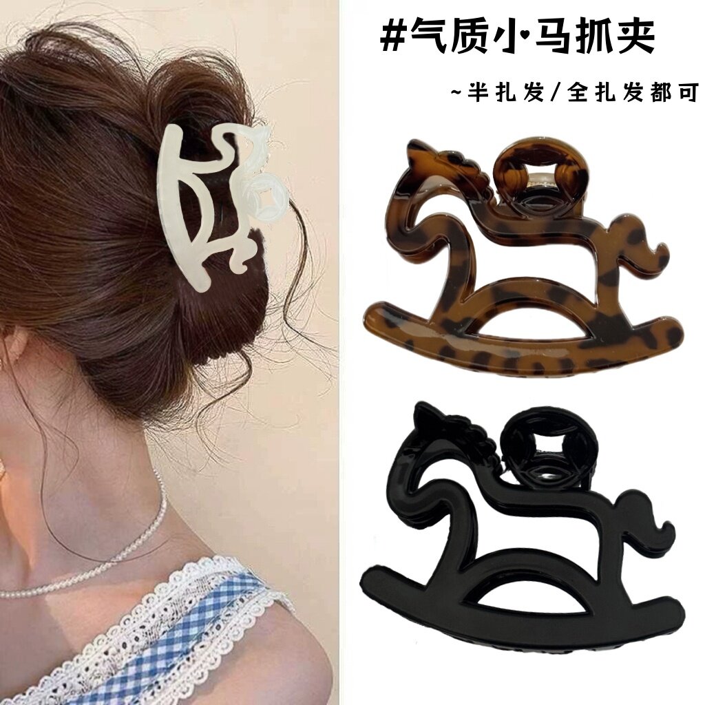 韩版ins风马上有钱小马钱币抓夹