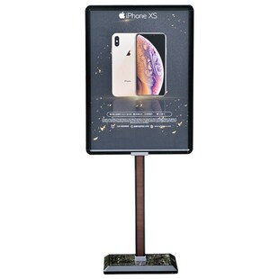 铝合金商场落地立式广告展示架双面kt板指引水牌宣传海报立牌框架