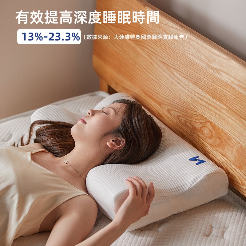 Nukboo N2pillow深度助睡眠枕头零压棉颈椎枕侧睡护颈专用记忆枕