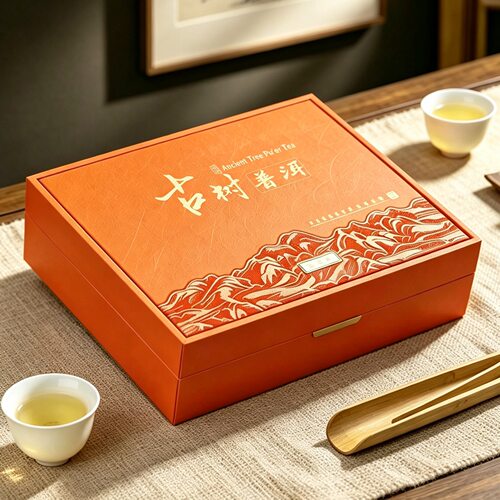 普洱茶叶包装盒子冰岛礼品357古树350克福鼎白茶寿眉通用空茶饼盒