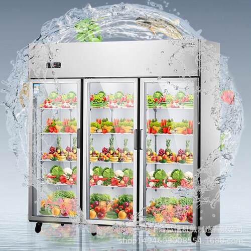 大三门1250L冷藏柜 大3门厨房柜 商用冰柜冷柜 二四六门冰箱