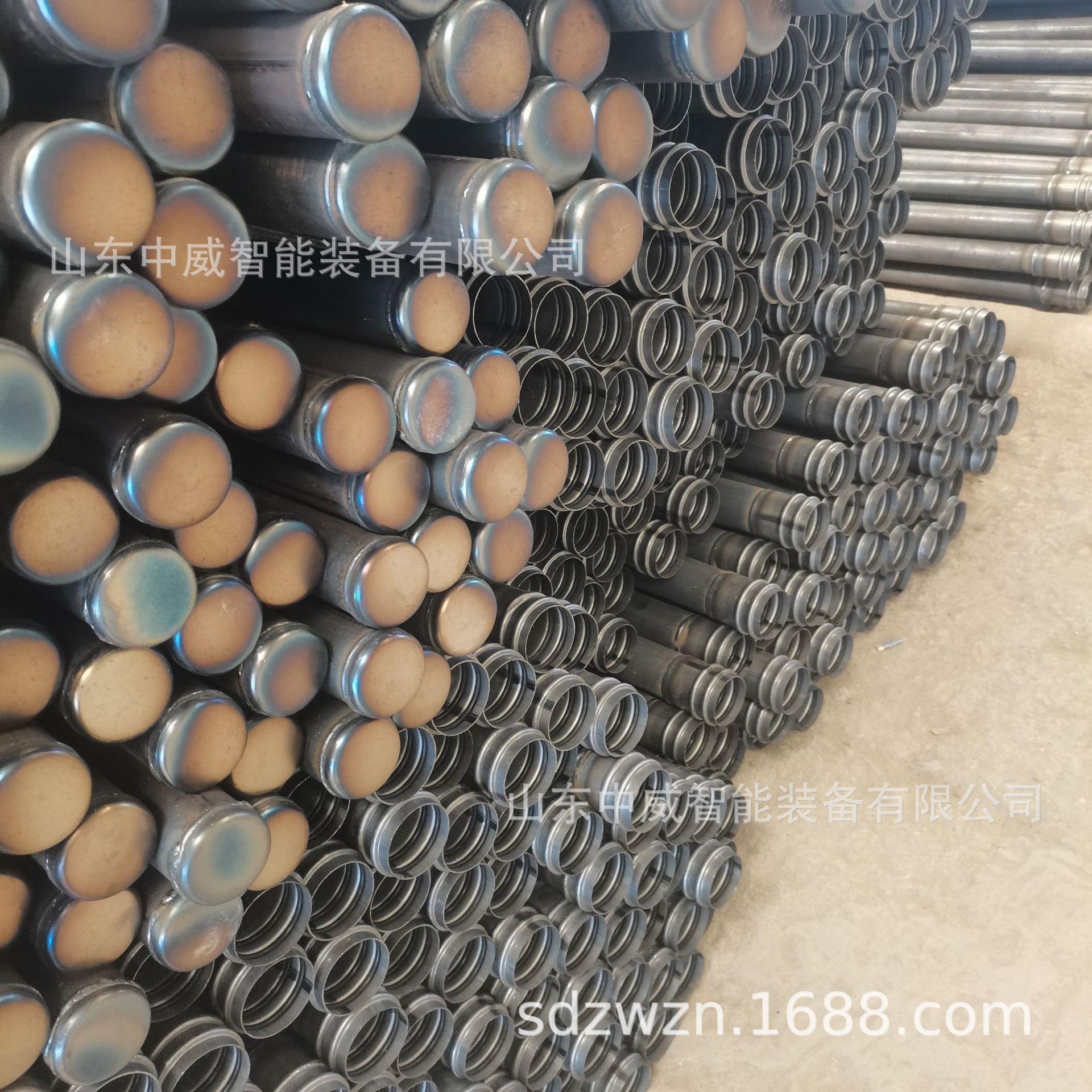 50 54 57mm声测管钳压式螺旋式套筒式声测管桥梁桩基超声波检测管