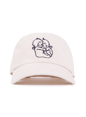 BM帽子女棒球帽2026新款刺绣遮阳天使防晒显脸小美式百搭鸭舌帽子