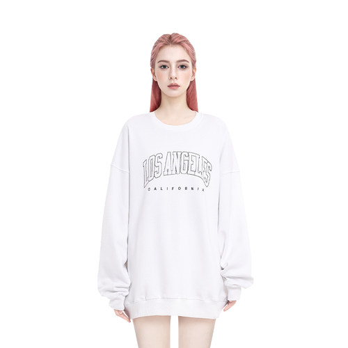 洛衫矶中厚圆领卫衣BM宽松休闲