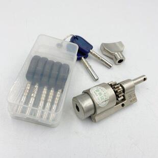 老式防盗门琪豪锁芯13齿轮圆头内旋钮锁头奇豪金和美磁性钥匙锁芯