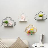 饰墙壁挂件客厅背景墙上装 北欧ins风格 房间墙面装 饰品置物架创意