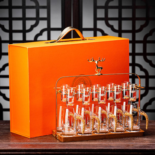 白酒杯分酒器礼盒套装送礼酒具