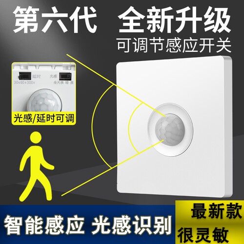 国际电工人体感应开关智能感应