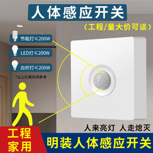 国际电工人体感应光控开关