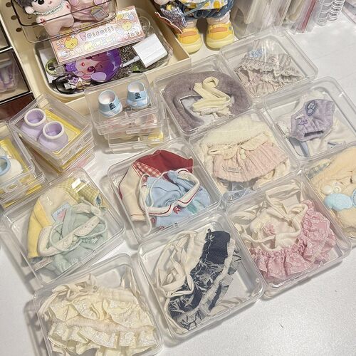 高颜值可爱20cm棉花娃娃衣服随心配玩偶公仔替换装女孩玩具礼物