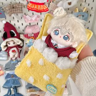 新年原创10cm日常娃衣男自嘲熊可爱现货礼物女生儿童玩具冬装盲盒