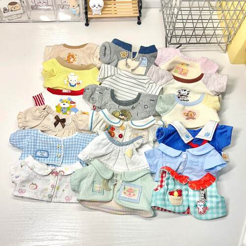 新款高颜值10cm20cm娃衣棉花娃娃衣服裙子随心配海星体玩偶换装
