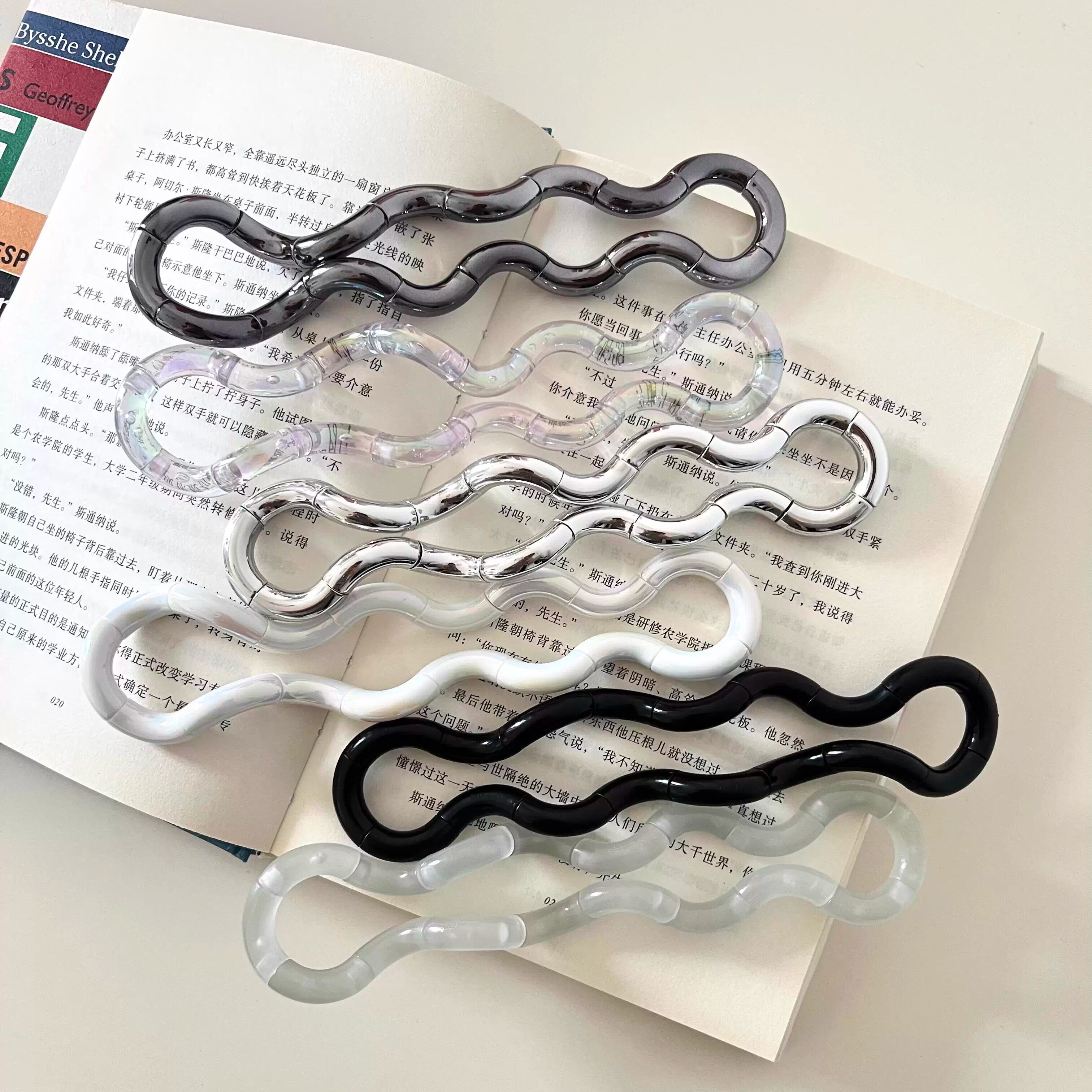 新款高颜值夜光水晶扭扭乐感温变色儿童玩具益智解压情绪稳定神器