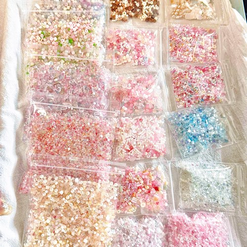随心配手工DIY串珠米珠散珠材料