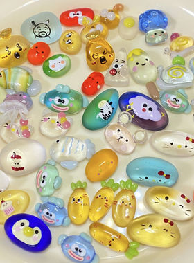 可爱卡通宠物小石头随心配创意儿童桌面摆件玩具可以养的宠物石头