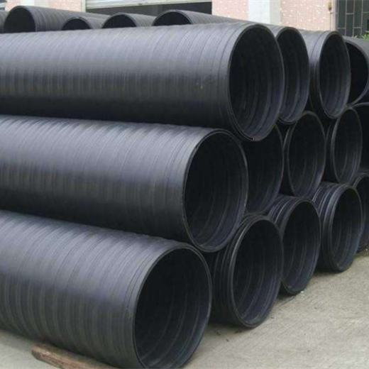 hdpe中空壁增强缠绕结构壁a型双平壁波纹管排污下水道市政管道