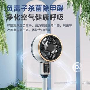 空气循环扇家用宿舍静音落地扇卧室立式 电风扇2024新款 制冷空调扇