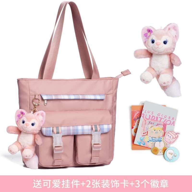 小学生试卷书袋手提Z挎书本补习斜拎美术儿童作业女孩补课中学生