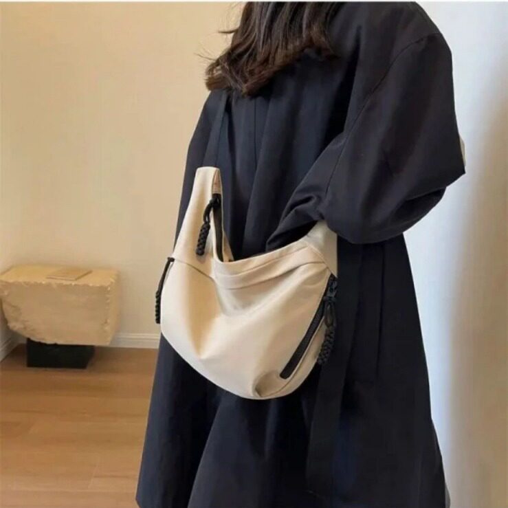 2026新款女式斜挎饺子包|大容量