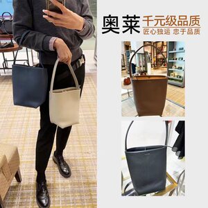TR水桶包女包包 牛皮荔枝纹真皮大容量托特休闲通勤包单肩手提包