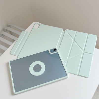 【磁吸分体无笔槽】适用华为matepad11.5s保护套pro12.2平板壳Air12英寸se磁吸拆分pro11全包防摔弯亚克力