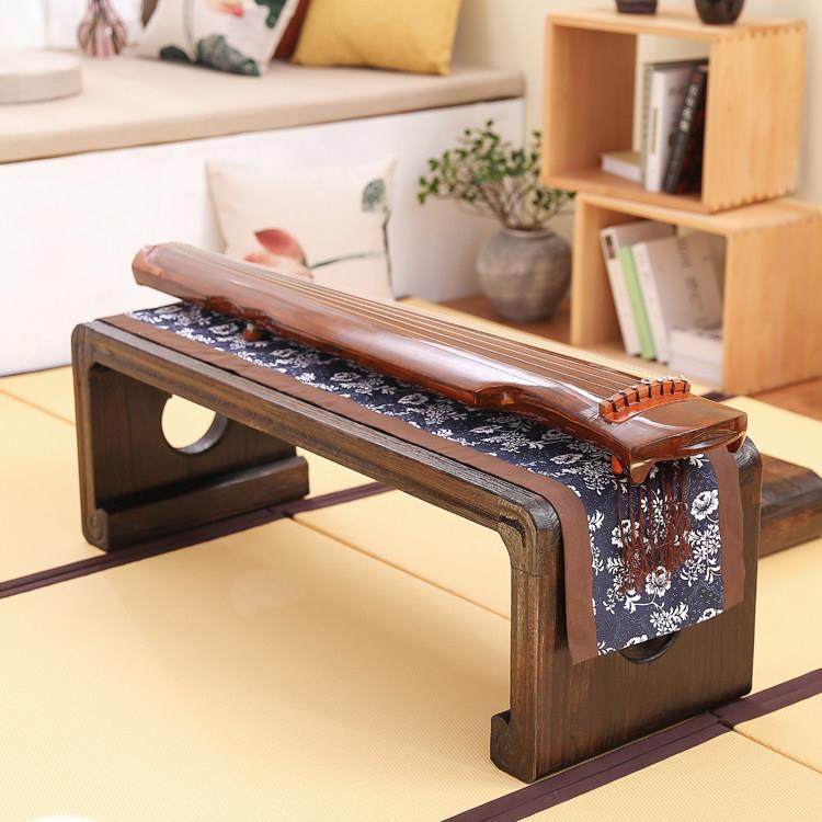 桐木古琴桌凳中式书桌榻榻米桌几案茶几古琴矮琴桌琴台实木国学桌