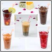 新品 彷真饮品港式 珍珠奶茶饮料果汁冰饮食物模型柜台展示样品道具