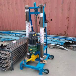 全自动升降打井机 中型钻机 遥控升降钻井机 折叠水井钻机厂家